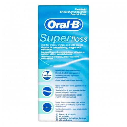 Oral B - Super Floss 50τμχ