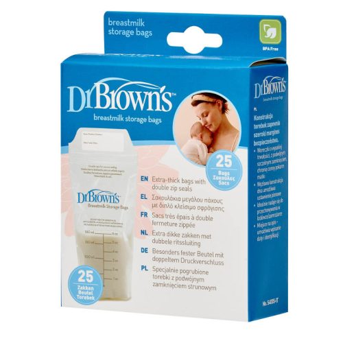 Dr. Brown's - Σακουλάκια Αποθήκευσης Μητρικού Γάλακτος 180ml 25τμχ