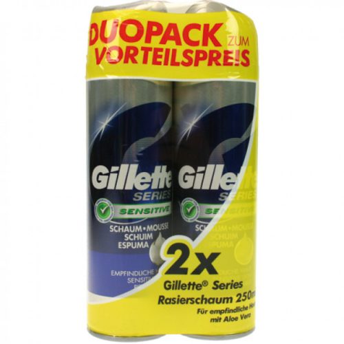 Gillette - Αφρός Ξυρίσματος Sensitive 2x250ml