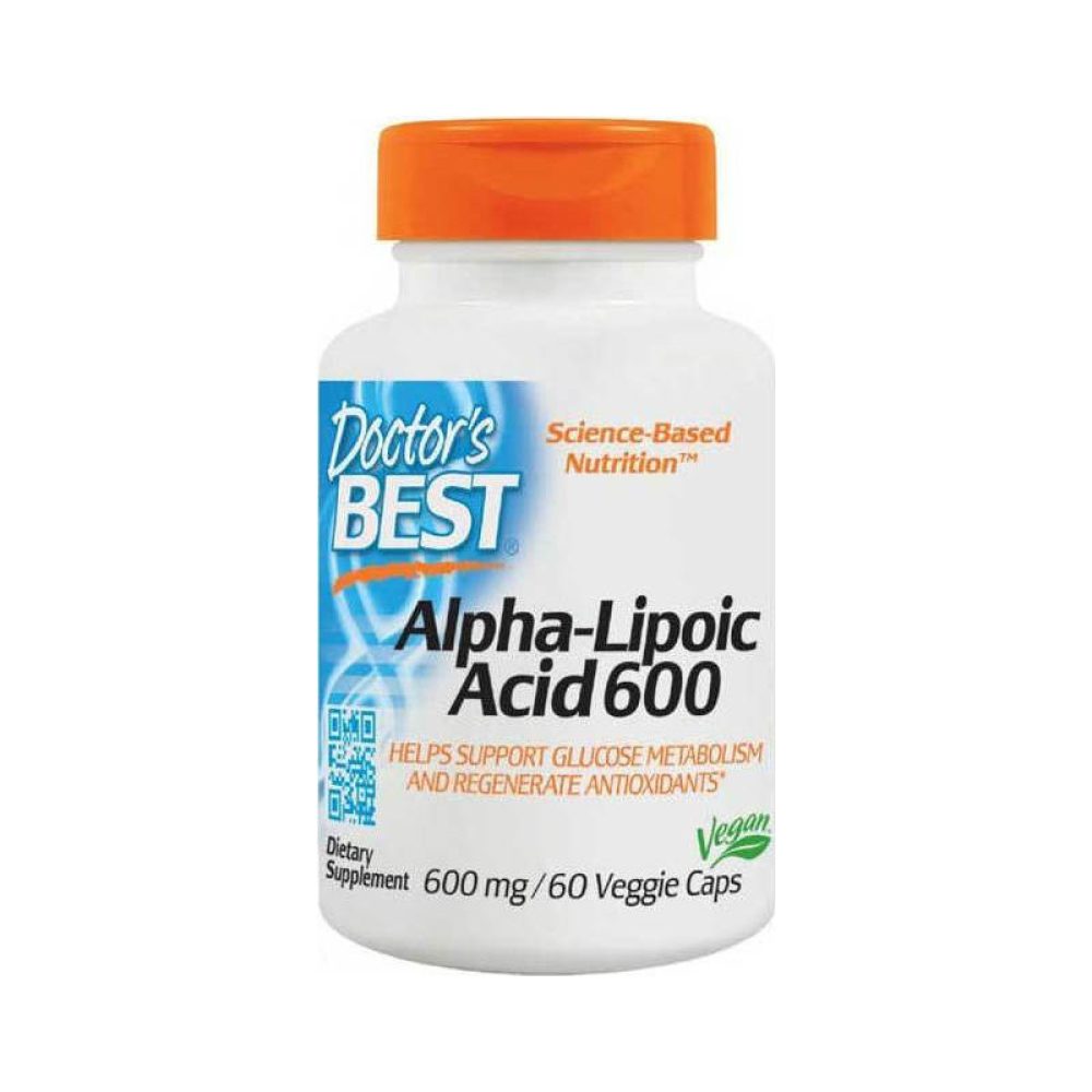 Doctor's Best - Alpha Lipoic Acid 600mg 60 κάψουλες
