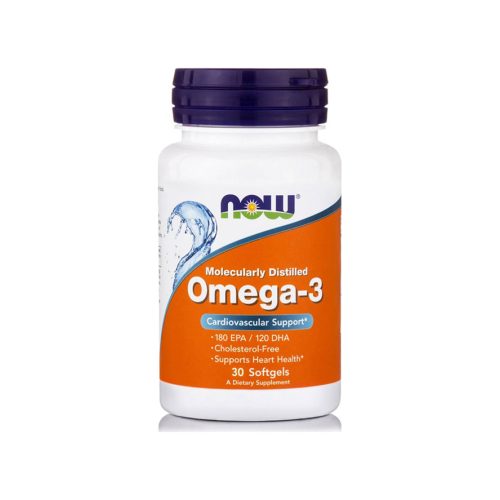 Now Foods - Omega 3 Ιχθυέλαιο 1000mg 30 μαλακές κάψουλες