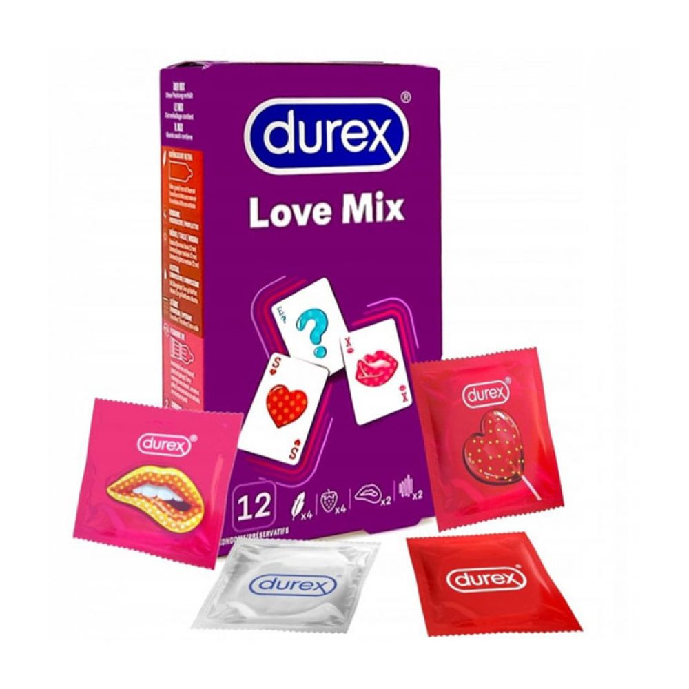 Durex - Προφυλακτικά Love Mix12τμχ