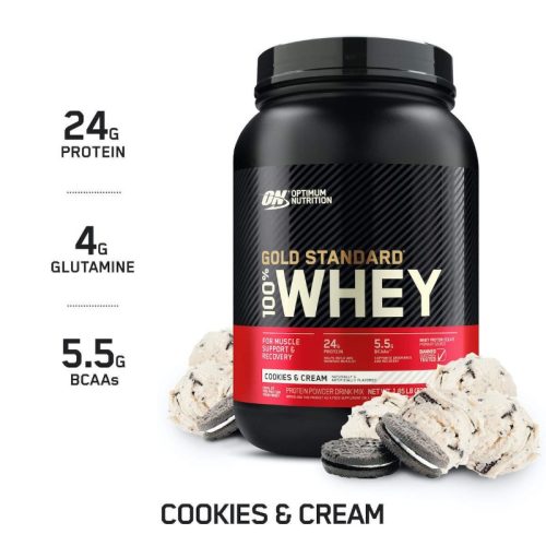Optimum Nutrition - Gold Standard 100% Whey 908gr Cookies & Cream