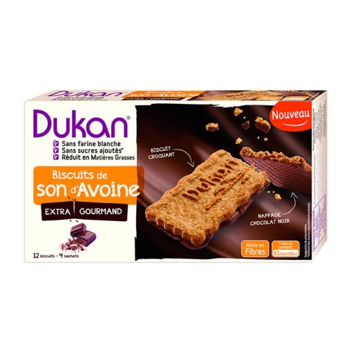 Dukan - Μπισκότα Βρώμης με Επικάλυψη Σοκολάτας 200gr