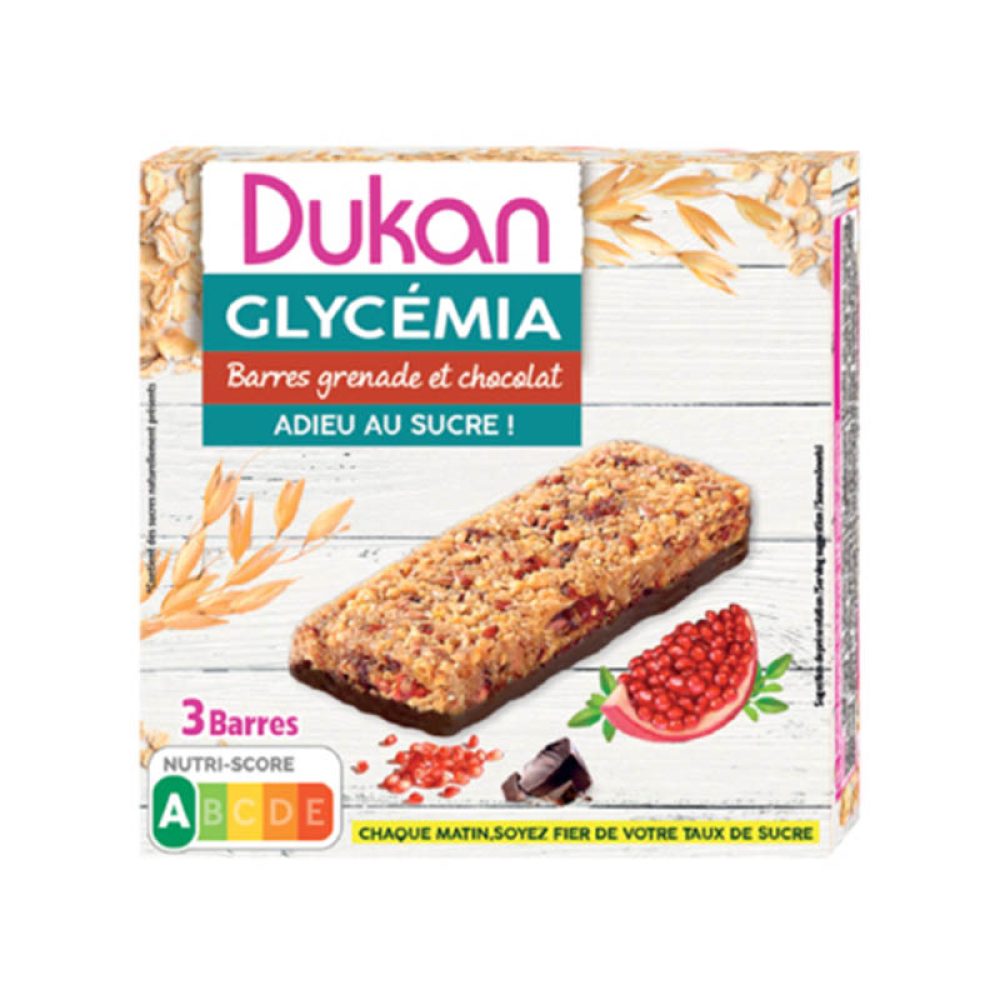 Dukan - Μπάρα Βρώμης με Ρόδι και Σοκολάτα 270gr