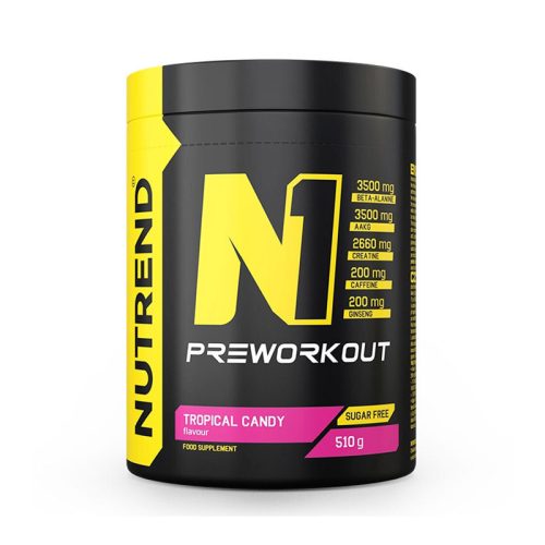Nutrend - N1 Pre-Workout Tropical Candy 510gr